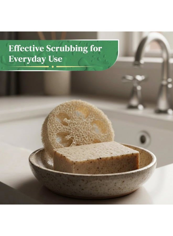 LooLife 100% Natural Loofah Slices for Soap Making (20 Pack) - Luffa Slices Cuts - Loofah Kit - Organic Soap Making Products - Loofah Sponge Natural - Loofah Soap - Hamster Chew Toys - Image 5